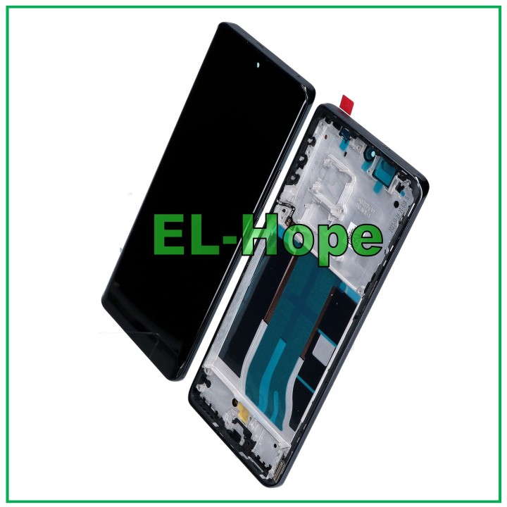 Écran OLED LCD + cadre pour Xiaomi Realme 12 Pro RMX3842 tactile noir