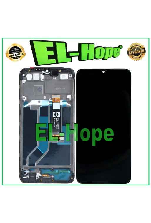 Écran LCD + châssis pour Oppo A12 CPH2083 CPH2077 Écran tactile en verre Noir