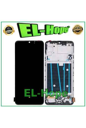 Écran tactile LCD OLED + cadre pour Oppo F15 CPH2001, verre noir