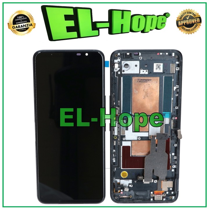 Écran LCD OLED + châssis pour ASUS ROG Phone 5 ZS673KS I005D, e'cran tactile noir