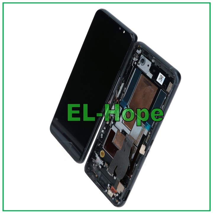 Écran LCD OLED + châssis pour ASUS ROG Phone 5 ZS673KS I005D, e'cran tactile noir