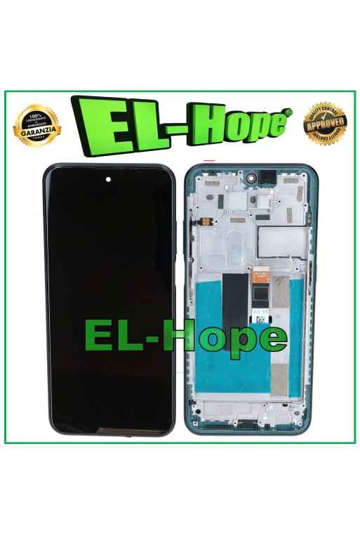 Cadre d e'cran LCD pour Nokia X20 TA-1341 TA-1344, e'cran tactile en verre noir