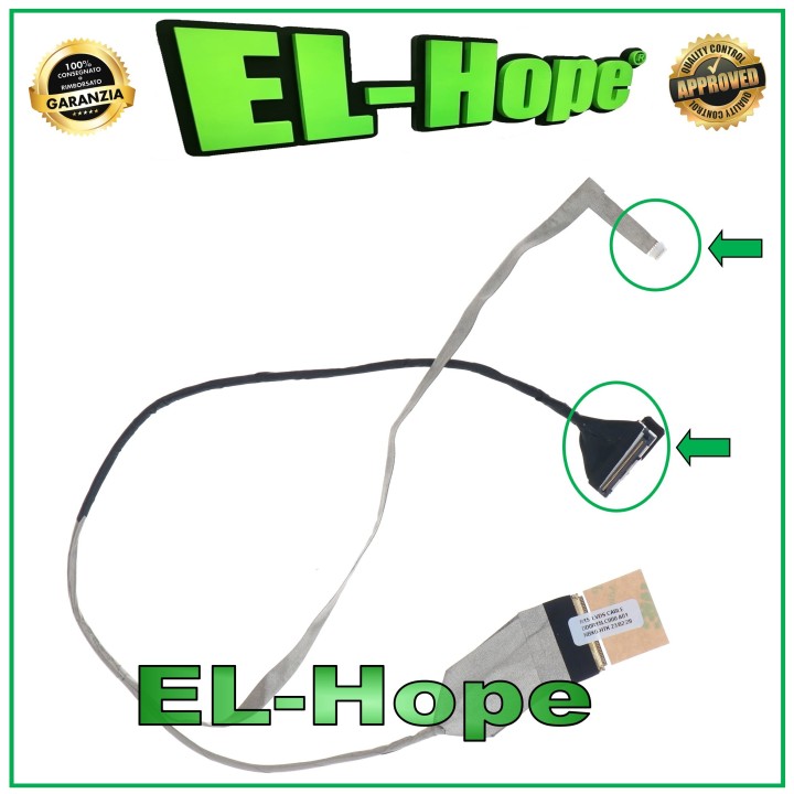 Écran LCD plat flexible DD0R15LC000 40 broches pour ordinateur portable HP 645521-001 G6 G6-1000 version 1