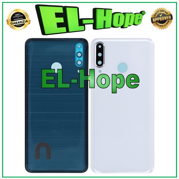 Cache batterie pour Huawei P30 Lite Mar-LX1M LX1A LX2 Blanc