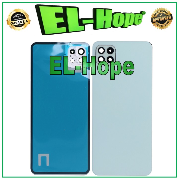 Cache batterie pour Samsung Galaxy A22 5G SM-A226, coque arrie're verte