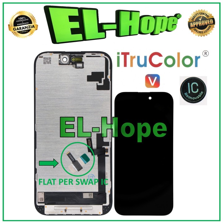 Écran LCD tactile iTruColor HD INCELL pour Apple iPhone 16