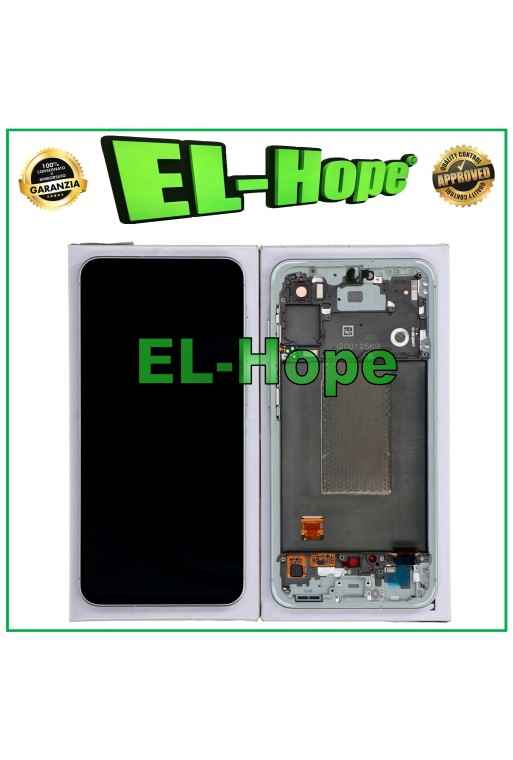 Écran LCD d origine Samsung Galaxy A56 SM-A556, e'cran tactile gris clair