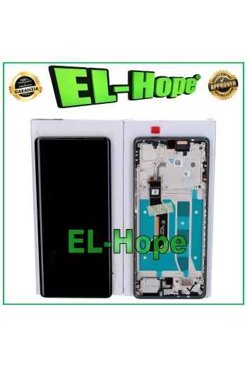 Écran LCD OLED, cadre d origine, service Motorola Moto G85 XT2427 tactile gris