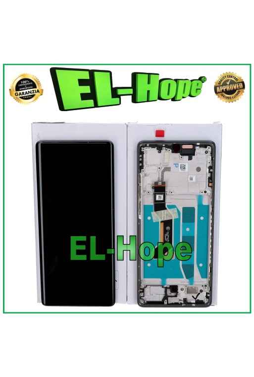 Écran LCD OLED, cadre d origine, service Motorola Moto G85 XT2427 tactile gris