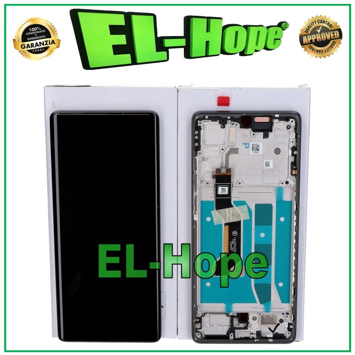 Écran LCD OLED, cadre d origine, service Motorola Moto G85 XT2427 tactile gris
