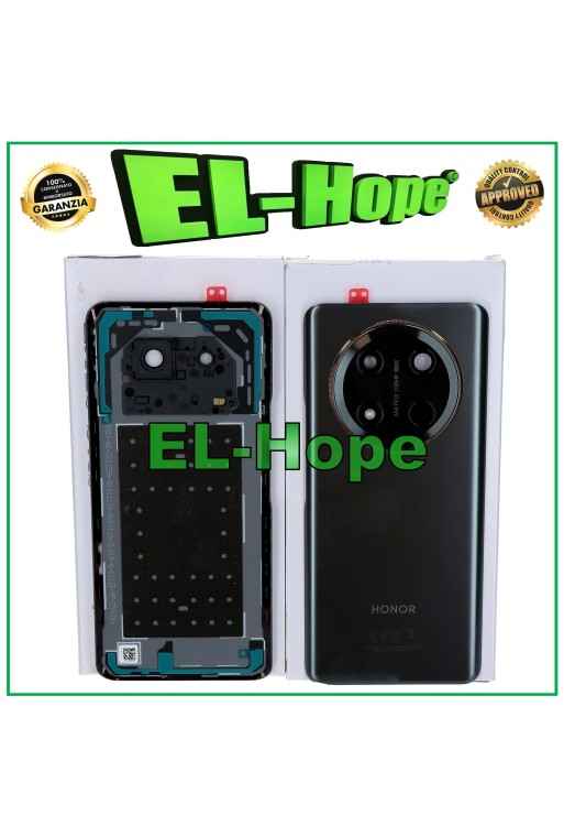 Coque arrie're originale Honor Magic 7 Lite BRP-NX1 avec cache batterie noir