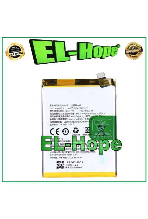 Batterie BLP775 pour Oppo Realme X50 5G et X3 Suforzoom 4200 mAh, e'quivalente a' l originale