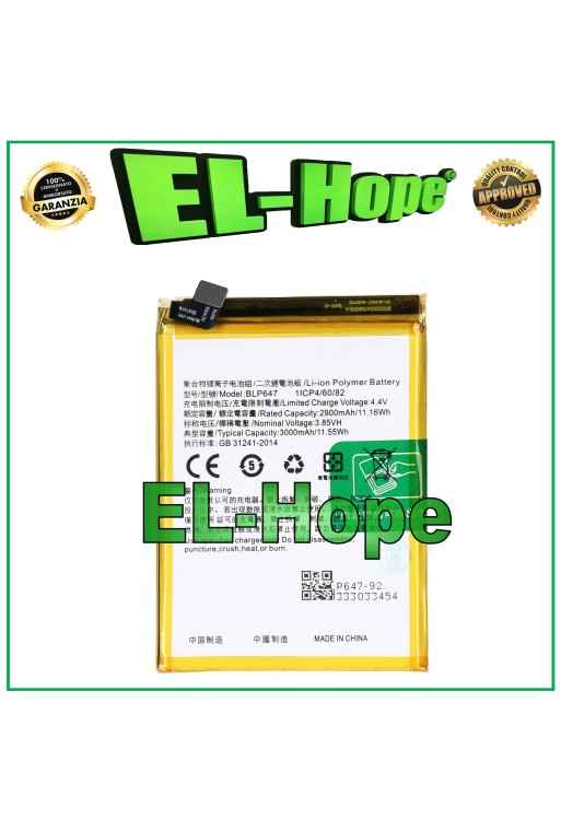 Batterie BLP647 pour Oppo A79 CPH2553 3080 mAh, qualite' e'quivalente a' l originale