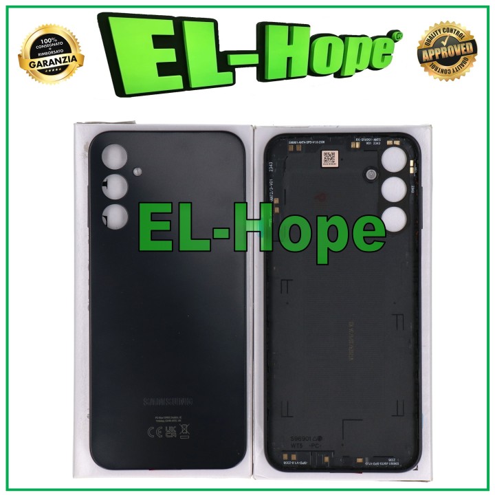 Coque arrie're noire d origine pour Samsung Galaxy A14 5G SM-A146B