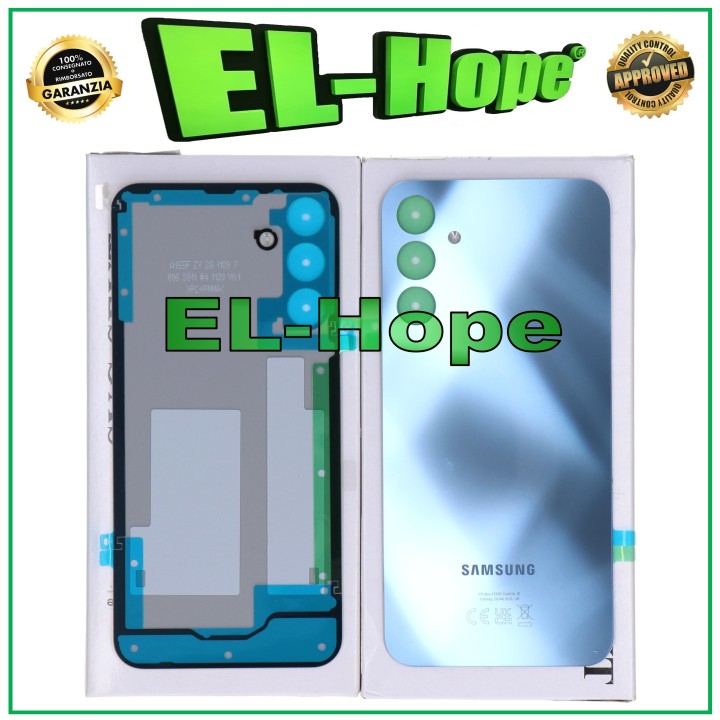 Coque arrie're de batterie bleue d origine pour Samsung Galaxy A15 4G SM-A155F
