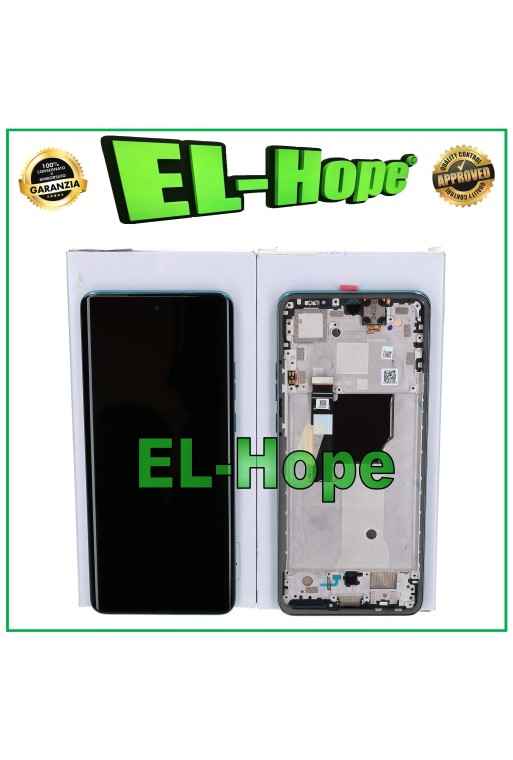 Écran tactile LCD + cadre d origine pour Motorola Moto Edge 40 Neo XT2307 Bleu