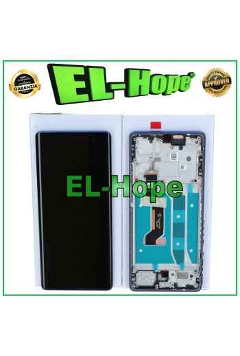 Écran LCD OLED, cadre d origine, service Motorola Moto G85 XT2427 tactile bleu