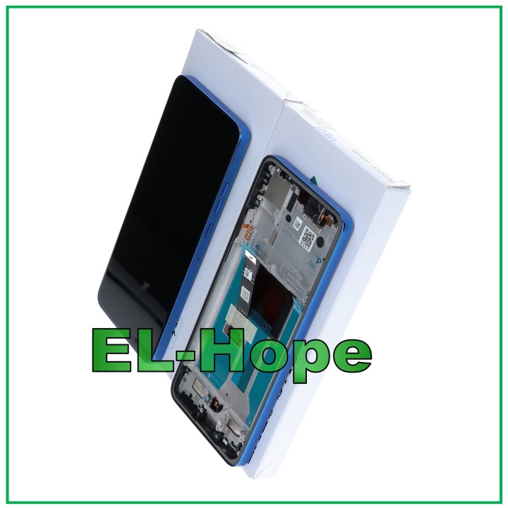 Écran tactile d origine pour Motorola Moto Edge 50 Neo XT2409, cadre bleu