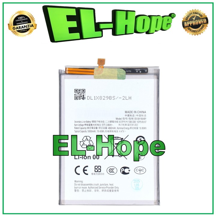 Batterie EB-BA166ABY pour Samsung Galaxy A16 4G SM-A165/A166B 5G, identique a' l originale