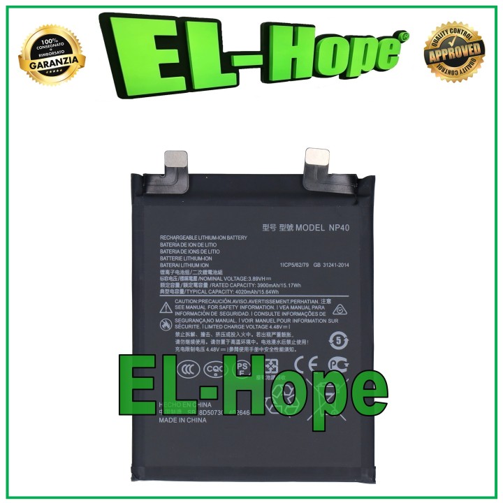 Batterie NP40 pour Motorola Moto Edge 30 Neo XT2245 4020 mAh, e'quivalente a' l originale