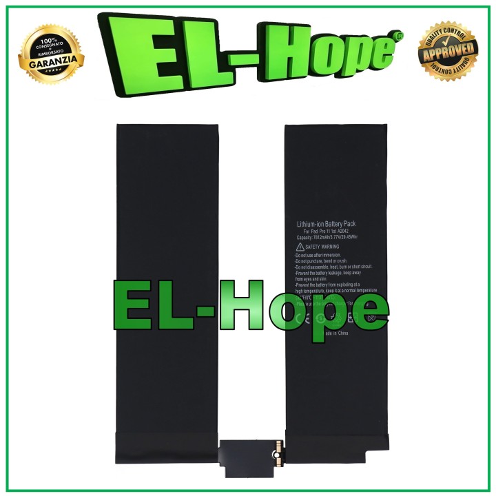 Batterie A2042 pour Apple iPad Pro 11  A1980 A1934 A2013 7812 mAh