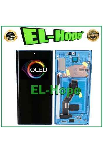 Cadre OLED + e'cran LCD tactile pour Samsung Galaxy Note 10 Plus SM-N975/N976 Bleu