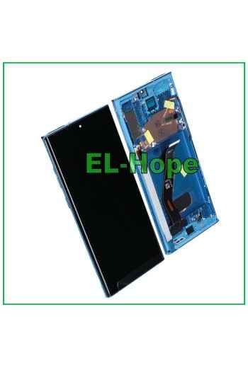 Cadre OLED + e'cran LCD tactile pour Samsung Galaxy Note 10 Plus SM-N975/N976 Bleu