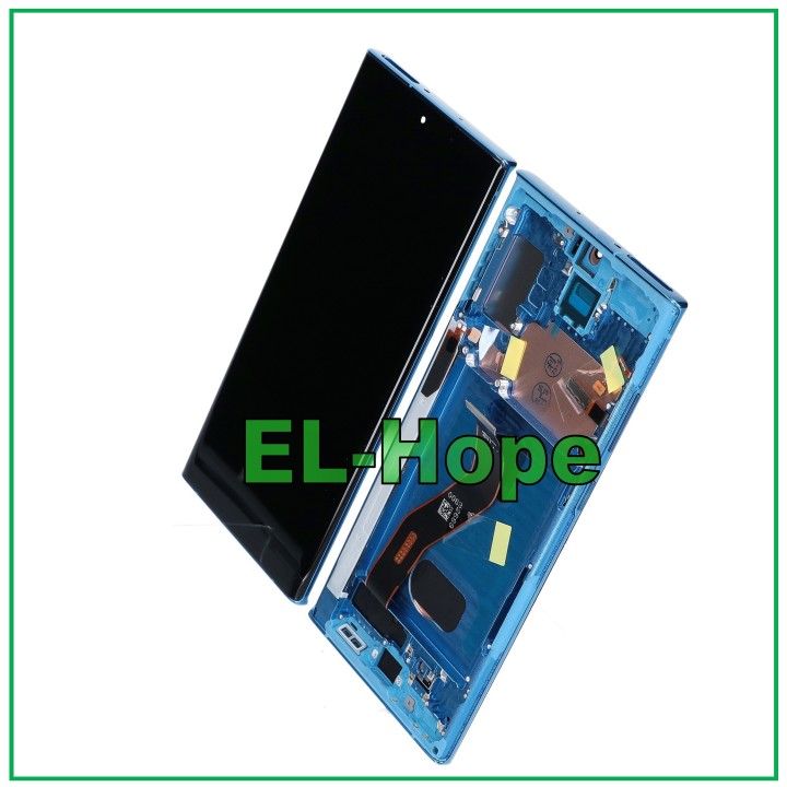 Cadre OLED + e'cran LCD tactile pour Samsung Galaxy Note 10 Plus SM-N975/N976 Bleu
