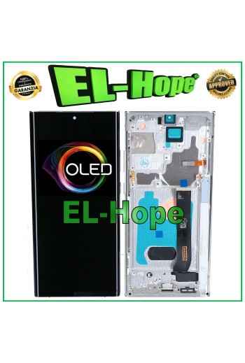 Cadre OLED + e'cran LCD tactile pour Samsung Galaxy Note 20 Ultra N985 N986 Blanc
