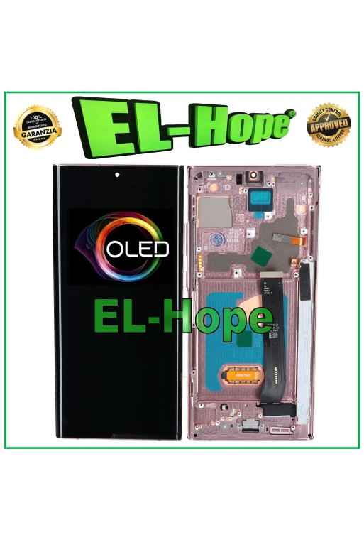 Cadre OLED + e'cran LCD tactile pour Samsung Galaxy Note 20 Ultra N985 N986 Bronze