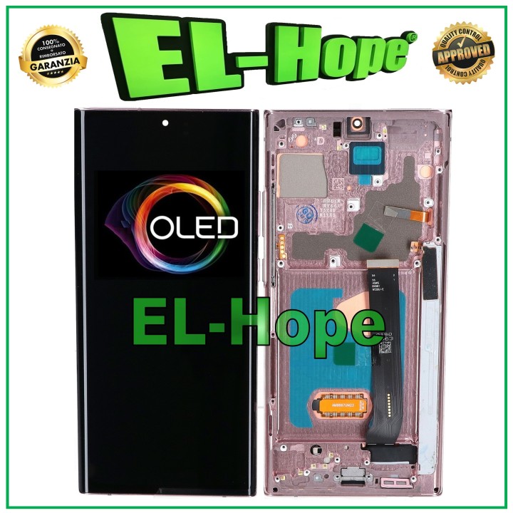 Cadre OLED + e'cran LCD tactile pour Samsung Galaxy Note 20 Ultra N985 N986 Bronze