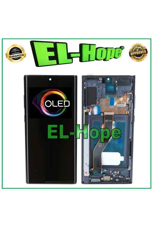 Cadre OLED + e'cran tactile LCD pour Samsung Galaxy Note 10 Plus SM-N975/N976, noir