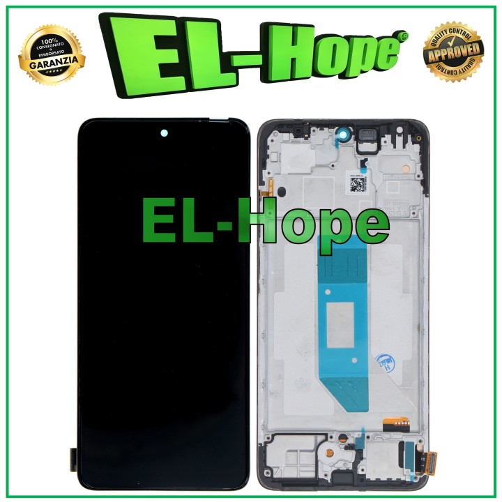 Écran tactile LCD TFT + cadre pour Xiaomi Redmi Note 14 4G 24117RN76G 24117RN76O