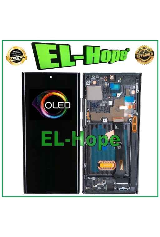 Cadre OLED + e'cran LCD tactile pour Samsung Galaxy Note 20 Ultra N985 N986 Noir
