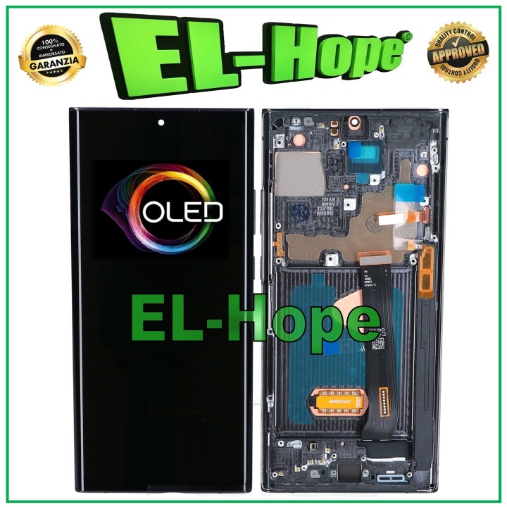 Cadre OLED + e'cran LCD tactile pour Samsung Galaxy Note 20 Ultra N985 N986 Noir