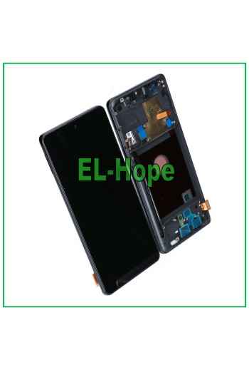 Cadre OLED + e'cran LCD tactile pour Samsung Galaxy Note 10 Lite SM-N770 Noir