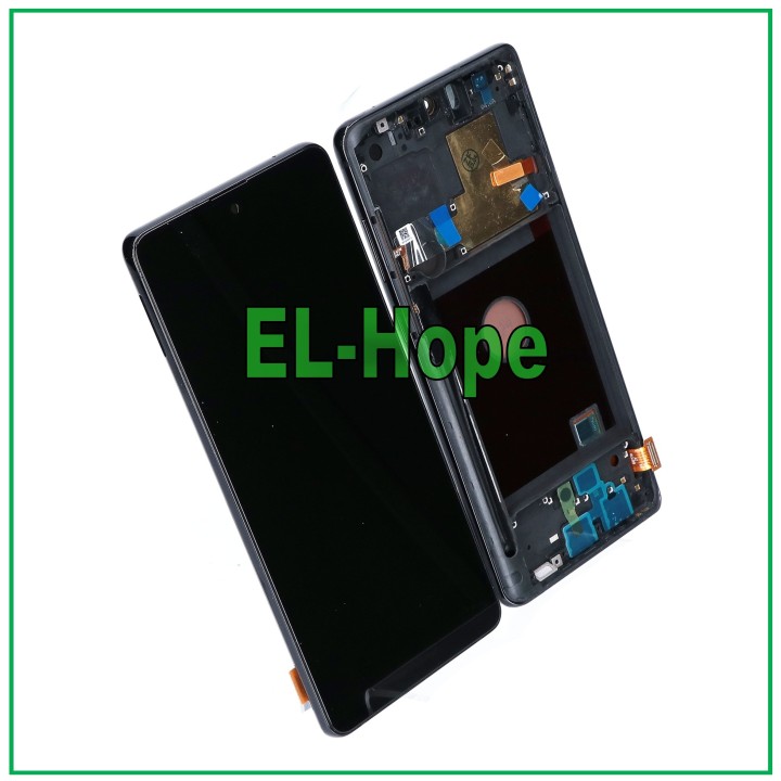 Cadre OLED + e'cran LCD tactile pour Samsung Galaxy Note 10 Lite SM-N770 Noir