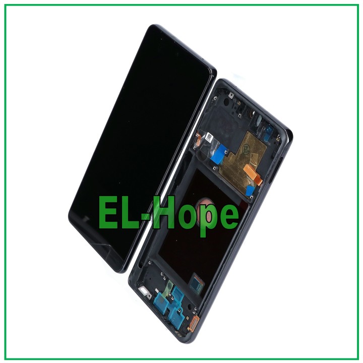 Cadre OLED + e'cran LCD tactile pour Samsung Galaxy Note 10 Lite SM-N770 Noir