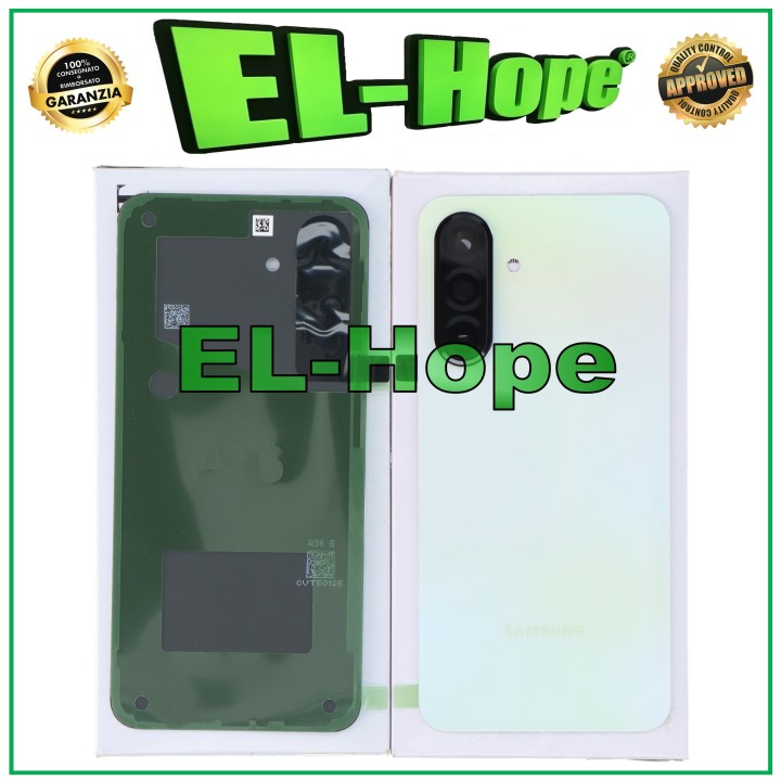 Coque arrie're de batterie d origine Samsung Galaxy A36 5G SM-A366 Vert citron