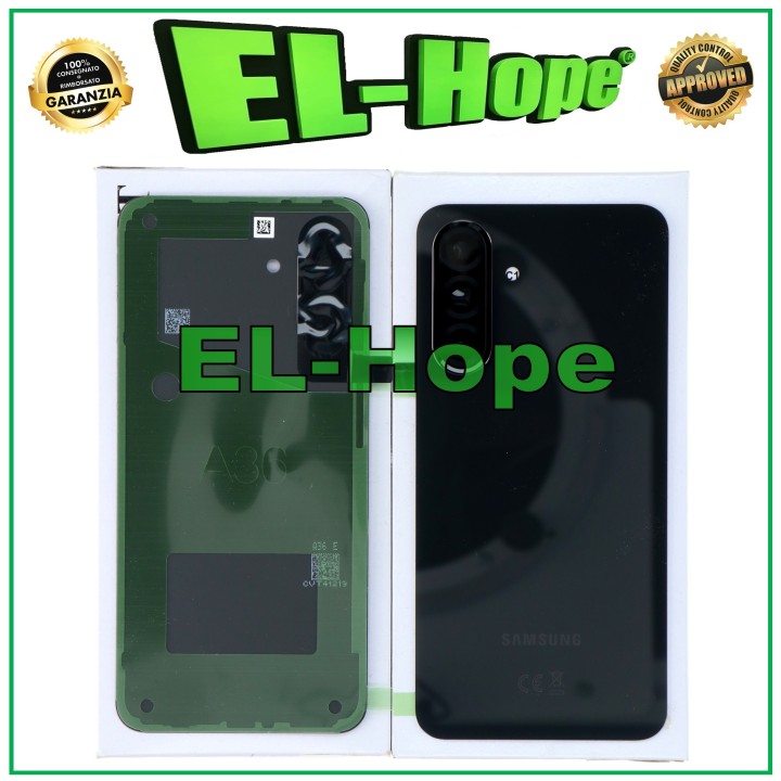 Coque arrie're noire originale pour Samsung Galaxy A36 5G SM-A366