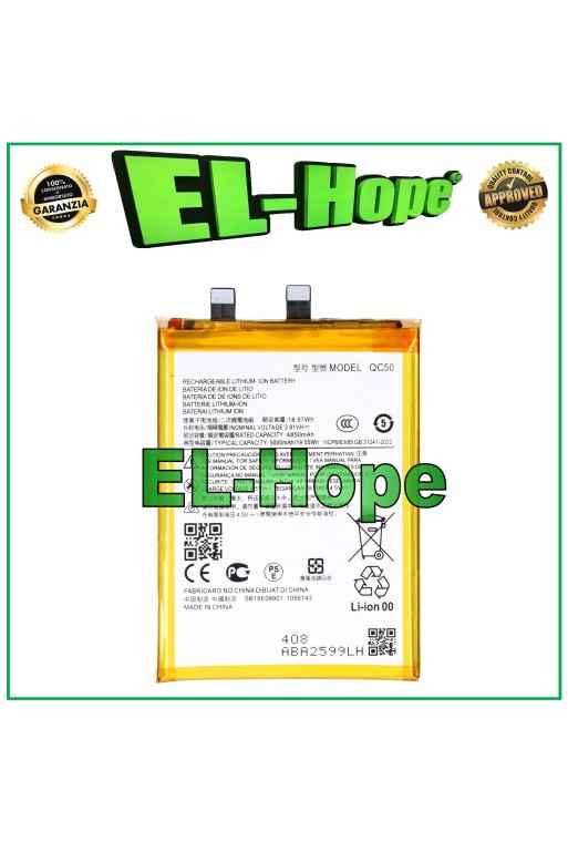 Batterie QC50 pour Motorola Moto Edge 50 Fusion 5000 mAh, e'quivalente a' l originale