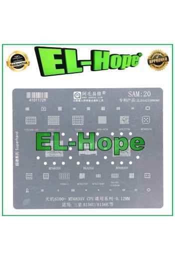 POCHOIR REBALLING SNAPDRAGON AMAOE SAM20 POUR SAMSUNG A15 SM A156E A156U MT6835V