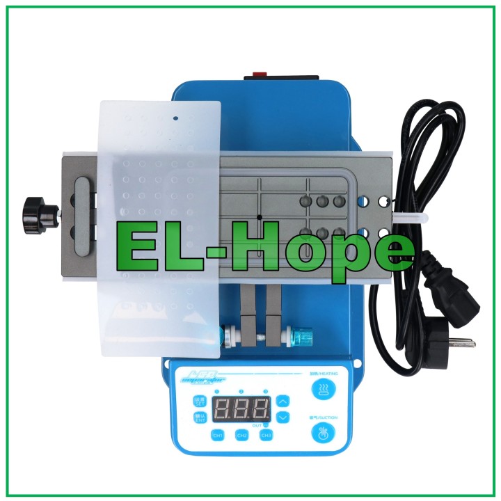 PLATEAU ROTATIF MAANT F711 + ASPIRATEUR POUR DÉTACHER LES ÉCRANS TACTILES LCD JUSQU À 7