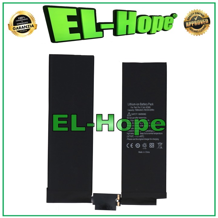 Batterie A2369 pour Apple iPad Pro 11  3e ge'ne'ration A2301 A2459 A2435 7600 mAh