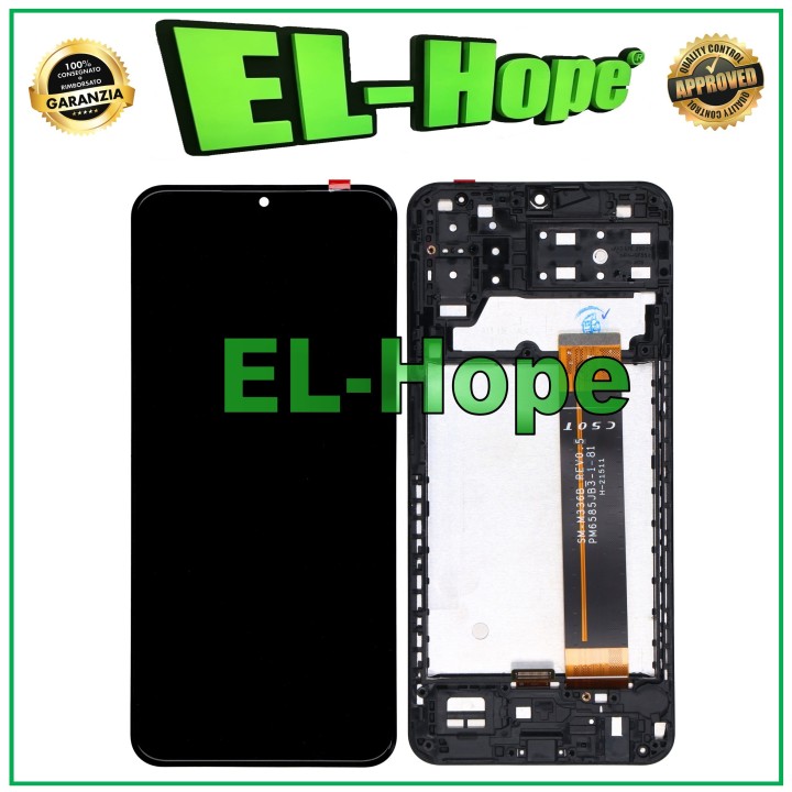 Écran LCD + châssis tactile pour Samsung Galaxy A13 4G 2022 SM-A137 F Noir