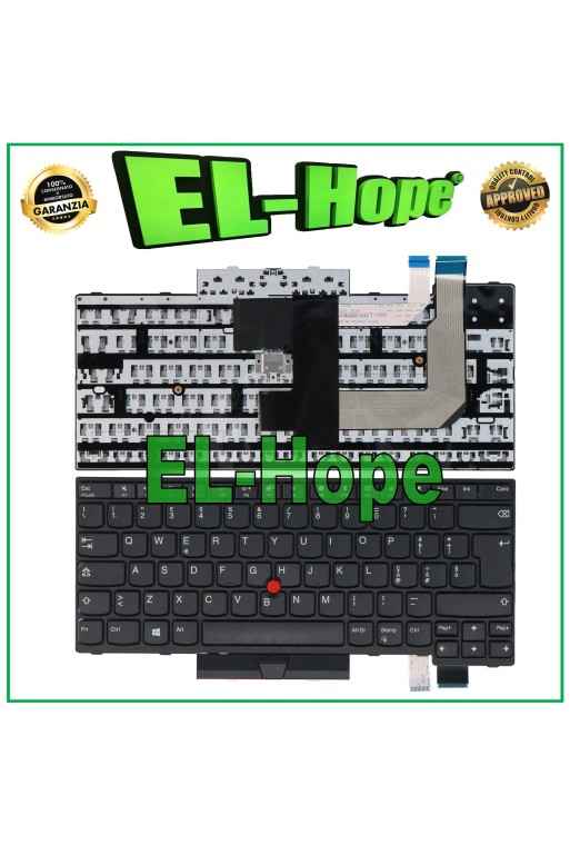 Clavier italien pour ordinateur portable Lenovo ThinkPad T470, T480, A475 + pavé tactile noir Clavier italien pour ordinateur portable Lenovo ThinkPad T470, T480, A475 + pavé tactile noir