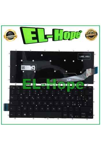 Clavier italien pour ordinateur portable Dell Inspiron 15 5578 Starlord Ror KBL BTX Noir