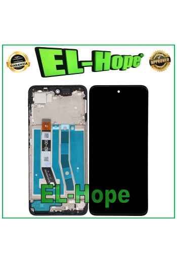 Écran LCD + châssis pour Motorola Moto G54 XT-2343 XT234 Écran tactile en verre noir