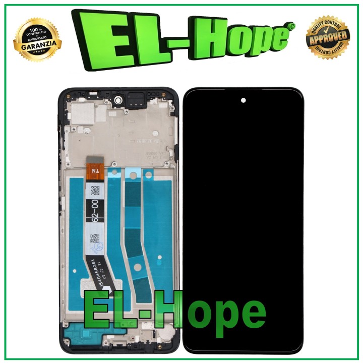 Écran LCD + châssis pour Motorola Moto G54 XT-2343 XT234 Écran tactile en verre noir