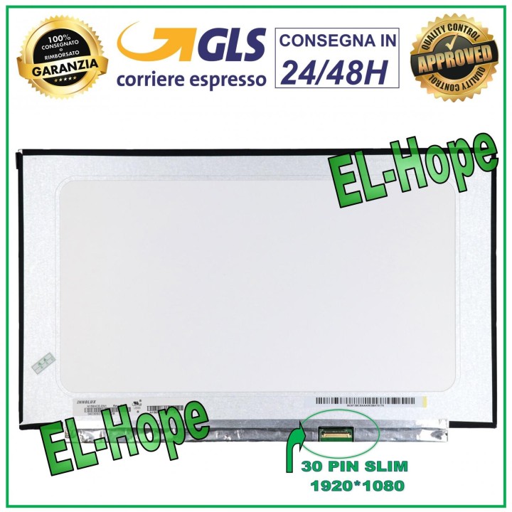Écran LCD NV156FHM-N61 pour ordinateur portable 15,6 pouces, 30 broches, fin, 1920 x 1080, FHD, LED